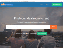 Tablet Screenshot of ie.easyroommate.com